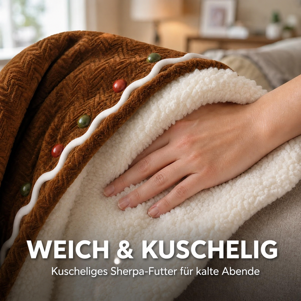 Gingerbread snuggle coat