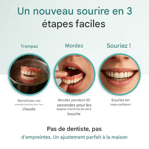 KLENIMORE™ Professional Medical Full Denture with Strong Suction