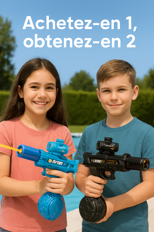 Pistolet à eau électrique - Achetez-en 1 et recevez-en 2