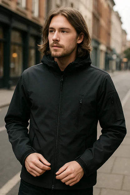Veste homme à capuche imperméable