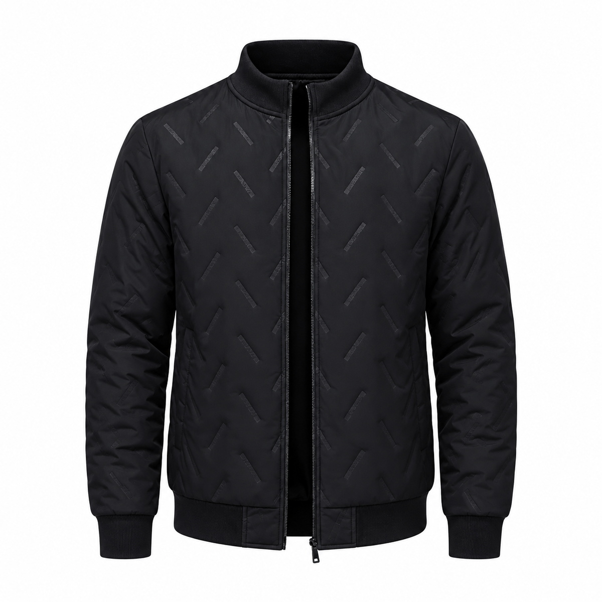 Herren-Winterjacke mit Fleecefutter und Wattierung – Warme