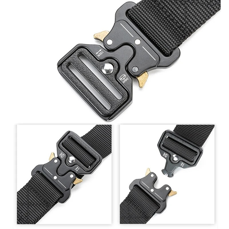Ceinture tactique à libération rapide pour les activités de plein air, ceinture militaire