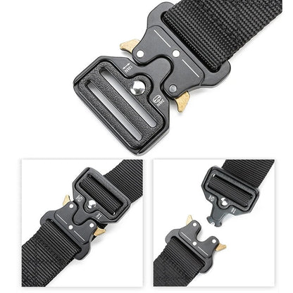Ceinture tactique à libération rapide pour les activités de plein air, ceinture militaire