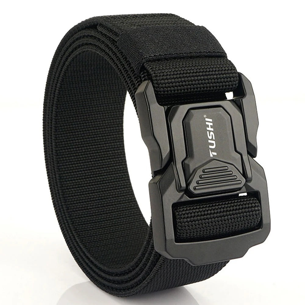 Ceinture tactique militaire de marque spécialement conçue pour l’armée, ceinture réglable avec boucle métallique