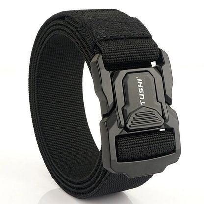 Ceinture tactique militaire de marque spécialement conçue pour l’armée, ceinture réglable avec boucle métallique