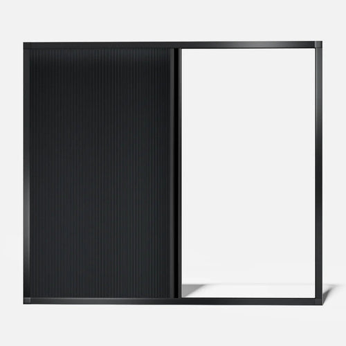 Privacy screen with hidden frame