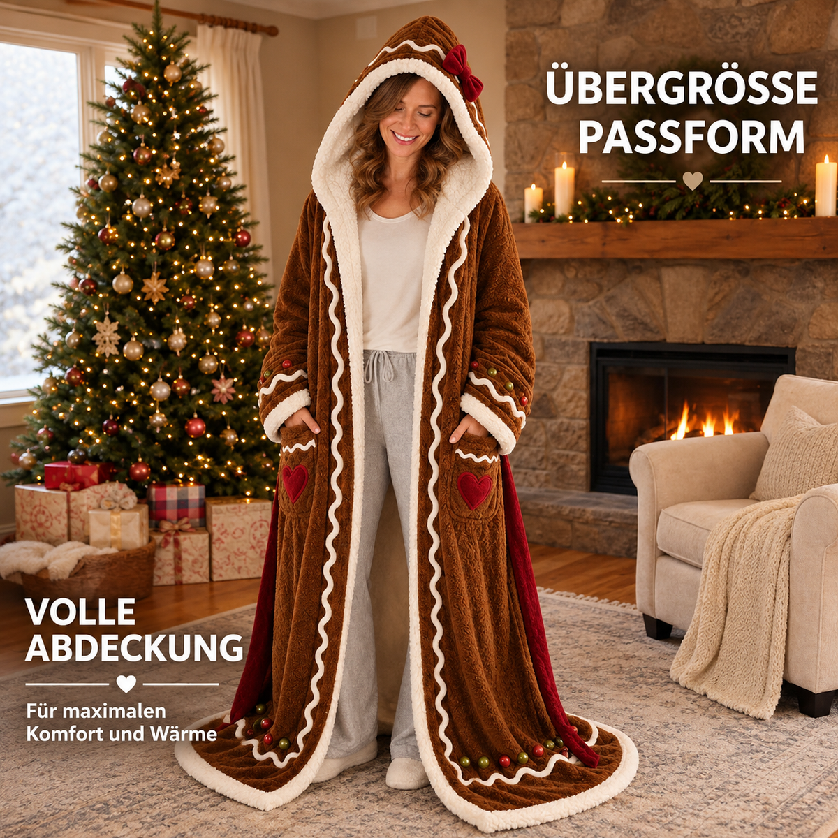 Gingerbread snuggle coat