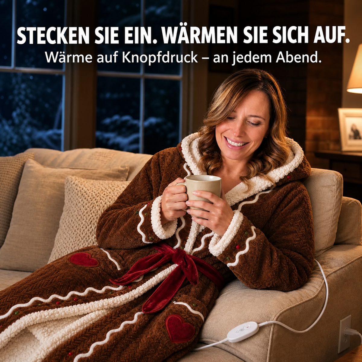 Gingerbread snuggle coat