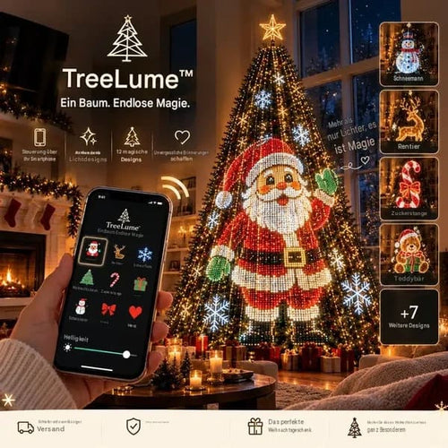 TreeLume™ — Intelligente Animierte Weihnachtsbaumbeleuchtung
