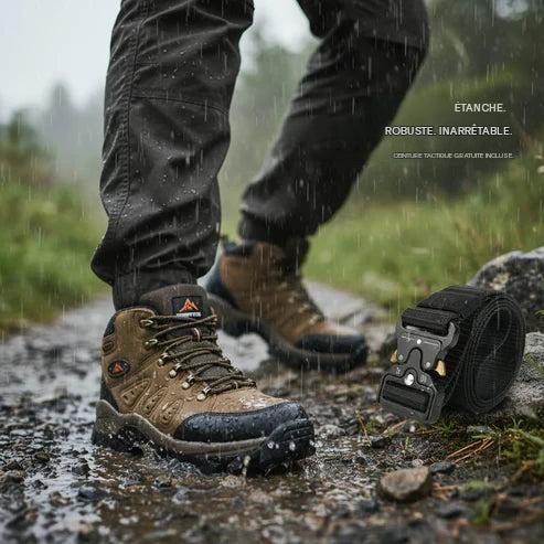 Bottes de randonnée imperméables + ceinture gratuite offerte
