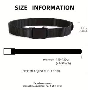 Nouvelle ceinture à boucle automatique, ceinture tactique en toile pour le travail, les tenues décontractées et les activités de plein air, ceinture pour pantalon d’entraînement militaire pour hommes