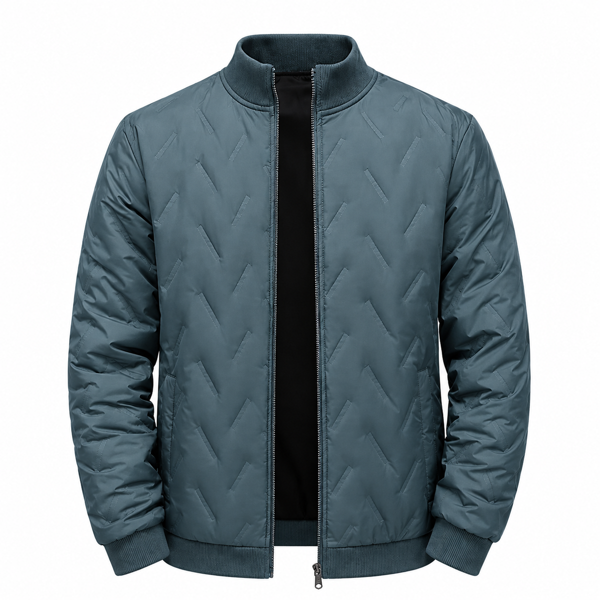 Herren-Winterjacke mit Fleecefutter und Wattierung – Warme