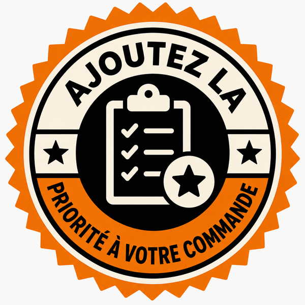 Ajoutez la priorité à votre commande