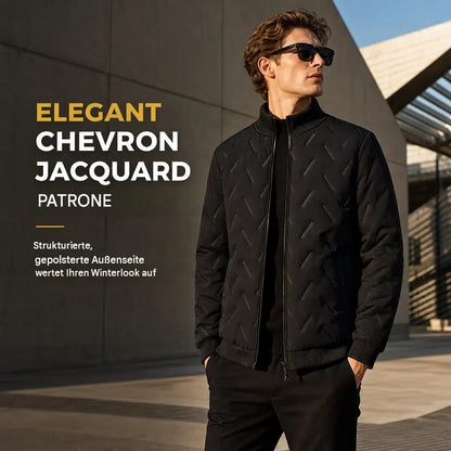 Herren-Winterjacke mit Fleecefutter und Wattierung – Warme